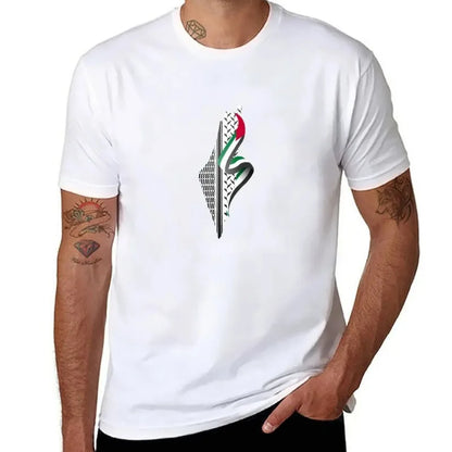 Palestine Men's T-Shirt- Land & Pride